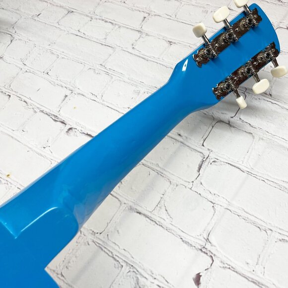 Hape Toys Blue Lagoon 26 in. Guitar Pre-School / Toddler Age 3+ Lightweight Wood - Picture 7 of 12